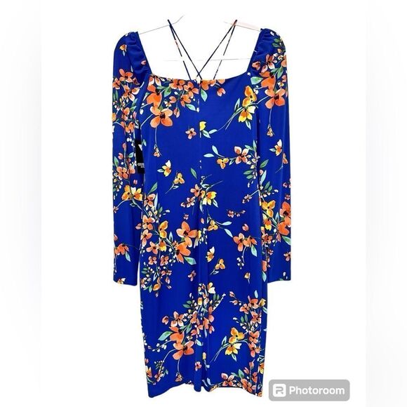 GUESS Women’s Long Sleeve Floral Dress - Picture 4 of 12